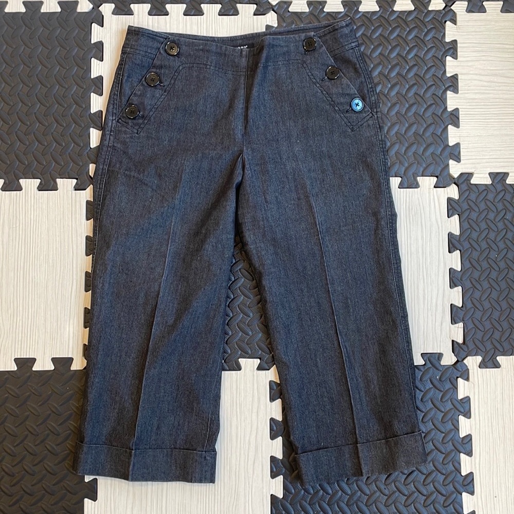 Sandro Sportswear chambray nautical trousers. In size 6